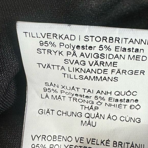 Missguided plus black long sleeve wrap belted midi dress size 18 NWT - Picture 12 of 12